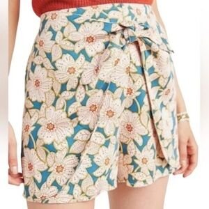 Anthropologie Floral Shorts NWT
